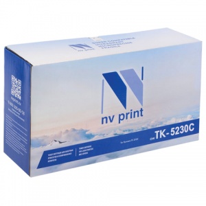 Картридж NV-Print совместимый с Kyocera TK-5230C (2200 страниц) голубой