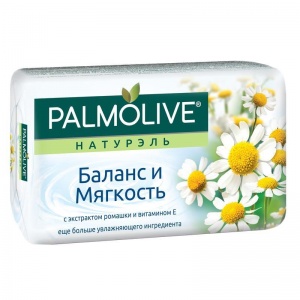 Мыло кусковое туалетное Palmolive "Баланс и мягкость", 90г, 1шт.