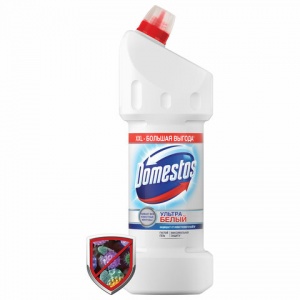 Средство для сантехники Domestos "Ультра белый", гель, 1.5л (8714100784112)