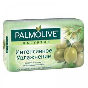 Мыло кусковое туалетное Palmolive "Интенсивное увлажнение. Олива", 90г, 1шт.