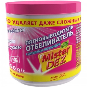 Отбеливатель-пятновыводитель Mister Dez Eco-Cleaning, порошок, 750г