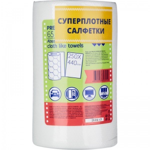 Салфетка хозяйственная Meule Premium (25x44см) спанлейс, 65шт. в рулоне