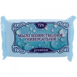 Мыло кусковое хозяйственное 72% ММЗ "Универсальное", 150г, 60шт. (607640)