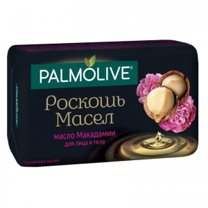 Мыло кусковое туалетное Palmolive "Роскошь масел", 90г, 1шт.